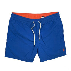 SH46 Mens Polo Ralph Lauren Designer 5” Inseam Lined Preppy Swim Trunks S